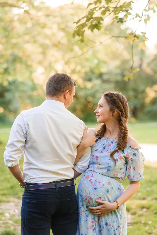 V&N maternity photoshoot in Englischer Garten
